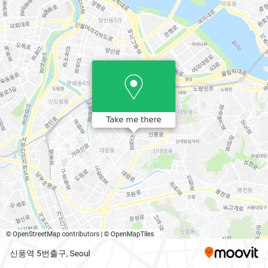 신풍역 5번출구 map