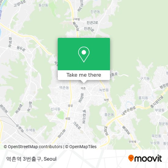 역촌역 3번출구 map