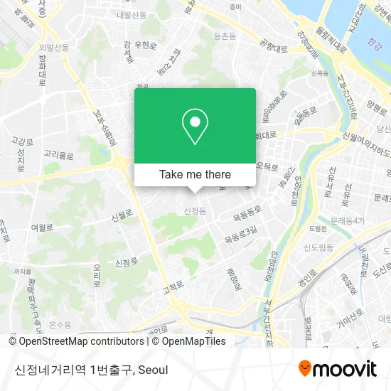 신정네거리역 1번출구 map