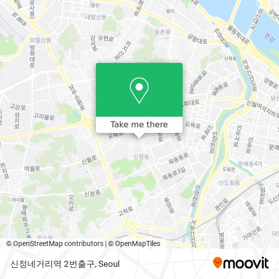 신정네거리역 2번출구 map