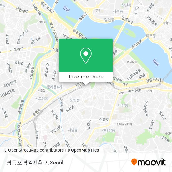 영등포역 4번출구 map