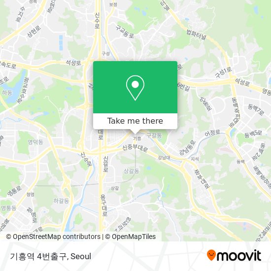 기흥역 4번출구 map