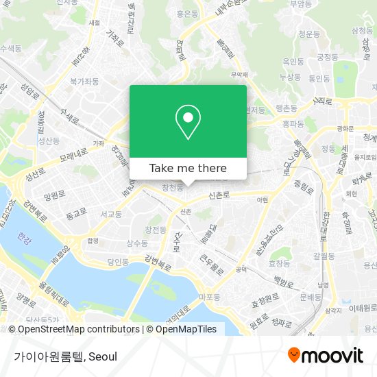 가이아원룸텔 map