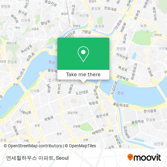 연세힐하우스 아파트 map