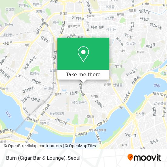 Burn (Cigar Bar & Lounge) map