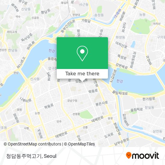 청담동주먹고기 map