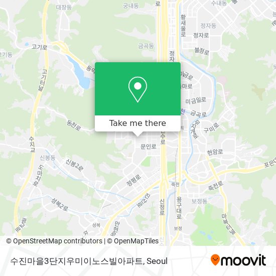 수진마을3단지우미이노스빌아파트 map