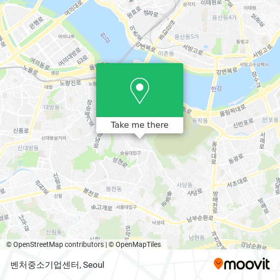 벤처중소기업센터 map