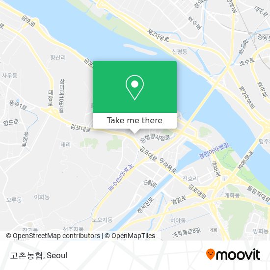 고촌농협 map