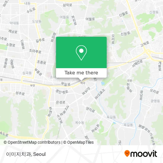 이미지치과 map