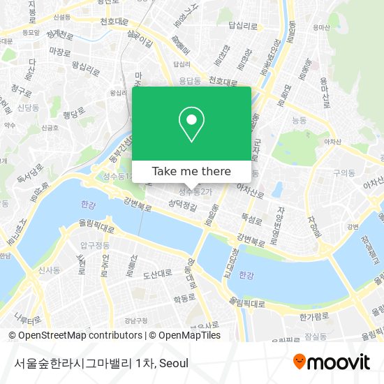 서울숲한라시그마밸리 1차 map