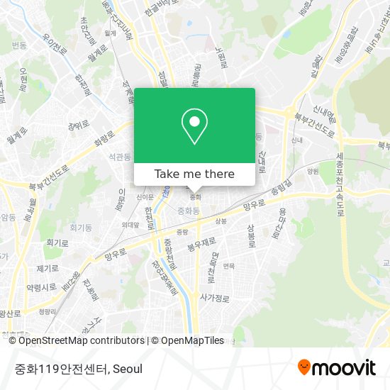 중화119안전센터 map