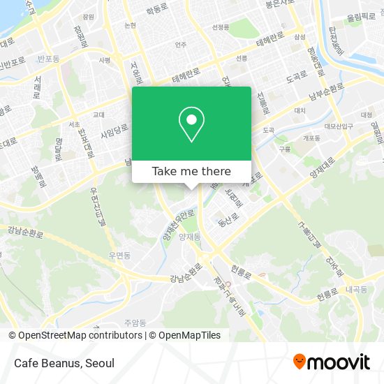 Cafe Beanus map