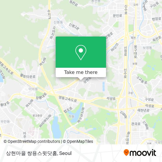 상현마을 쌍용스윗닷홈 map