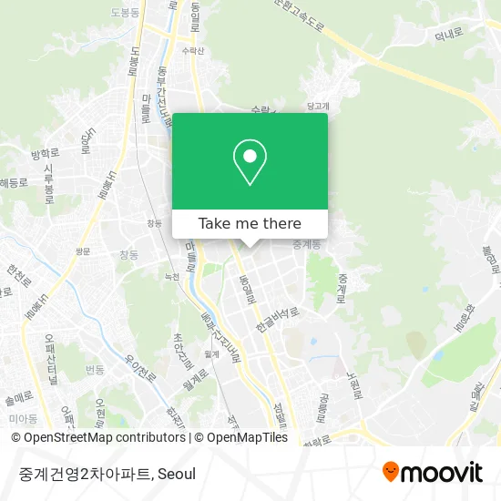 중계건영2차아파트 map