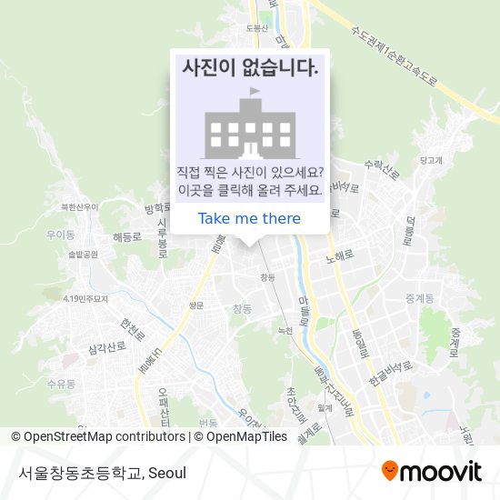 서울창동초등학교 map