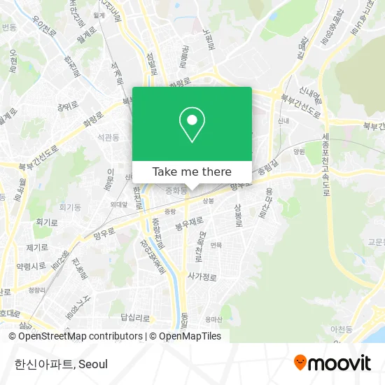 한신아파트 map