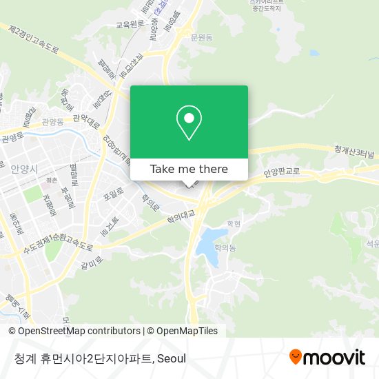 청계 휴먼시아2단지아파트 map