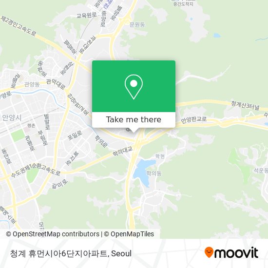 청계 휴먼시아6단지아파트 map