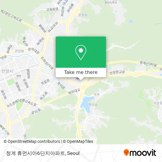 청계 휴먼시아6단지아파트 map