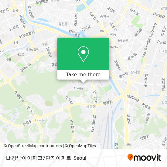 Lh강남아이파크7단지아파트 map