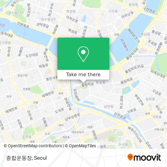 종합운동장 map