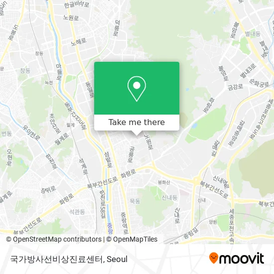 국가방사선비상진료센터 map