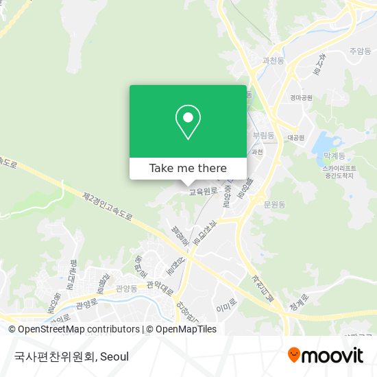 국사편찬위원회 map