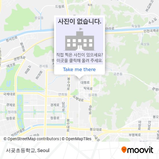 서곶초등학교 map