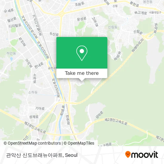 관악산 신도브래뉴아파트 map