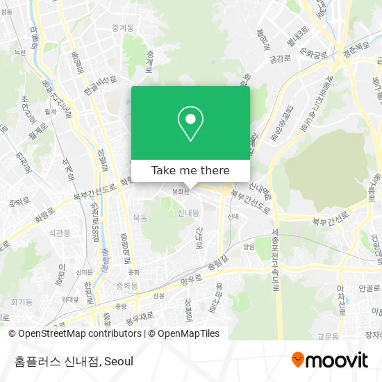 홈플러스 신내점 map