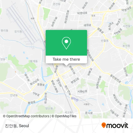 진안동 map