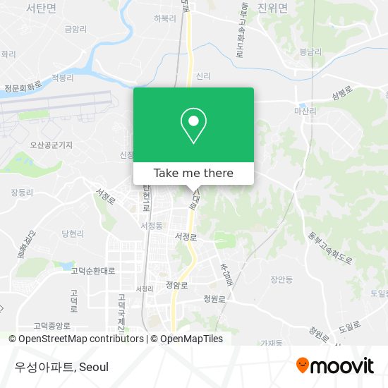 우성아파트 map
