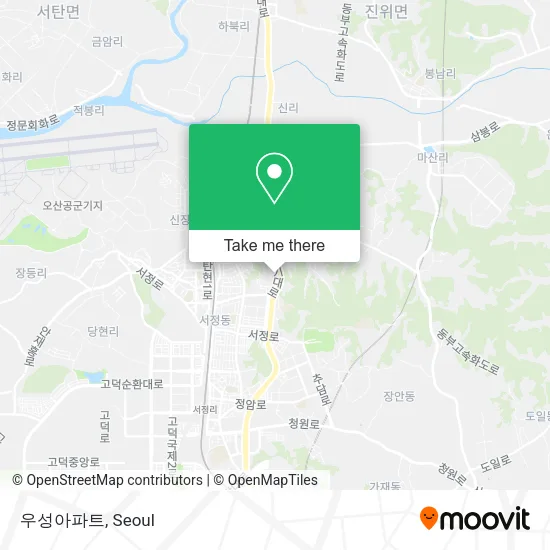 우성아파트 map