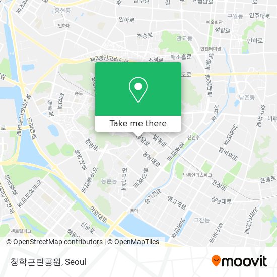 청학근린공원 map