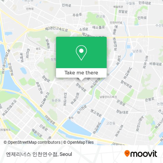 엔제리너스 인천연수점 map