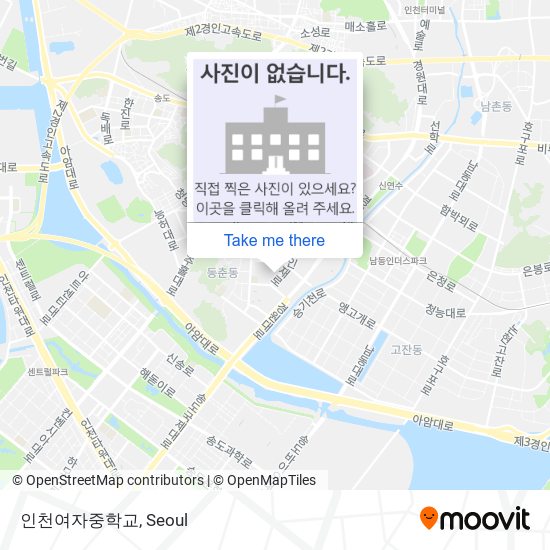 인천여자중학교 map