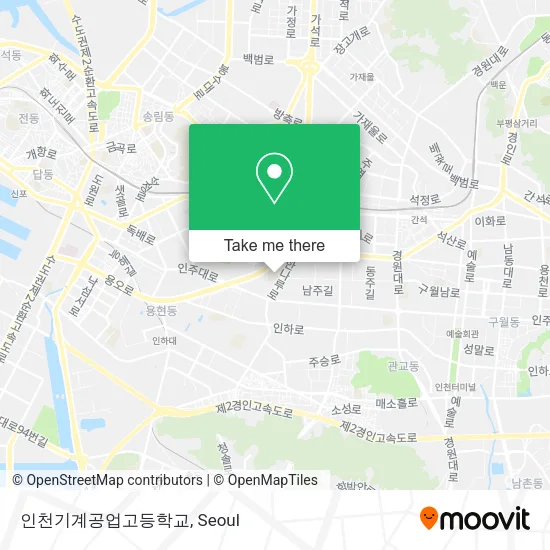 인천기계공업고등학교 map