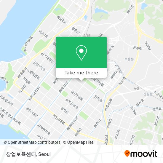 창업보육센터 map