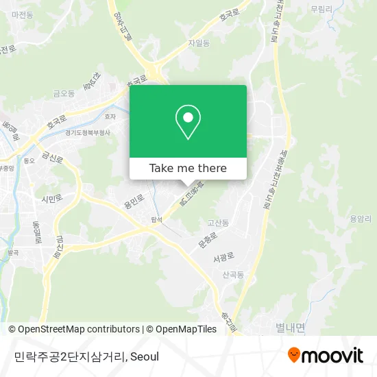 민락주공2단지삼거리 map