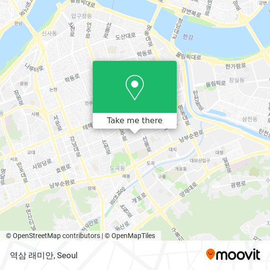 역삼 래미안 map