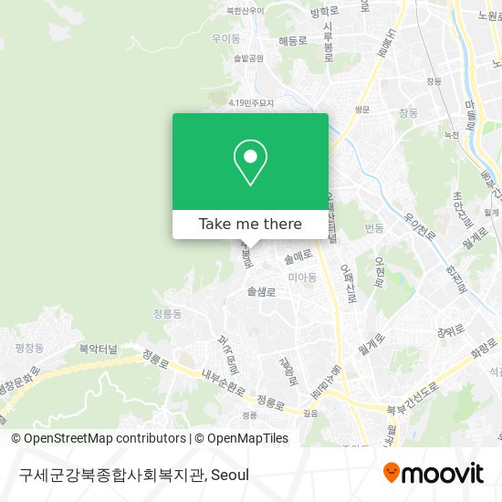 구세군강북종합사회복지관 map