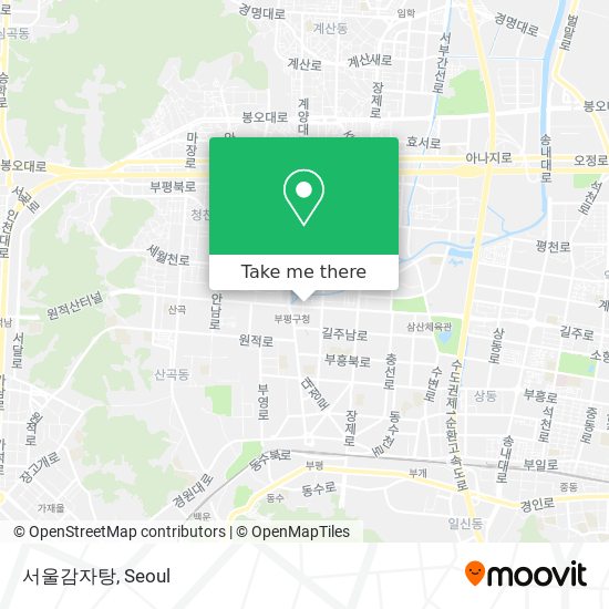 서울감자탕 map