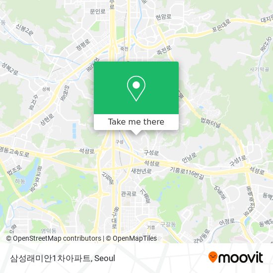 삼성래미안1차아파트 map