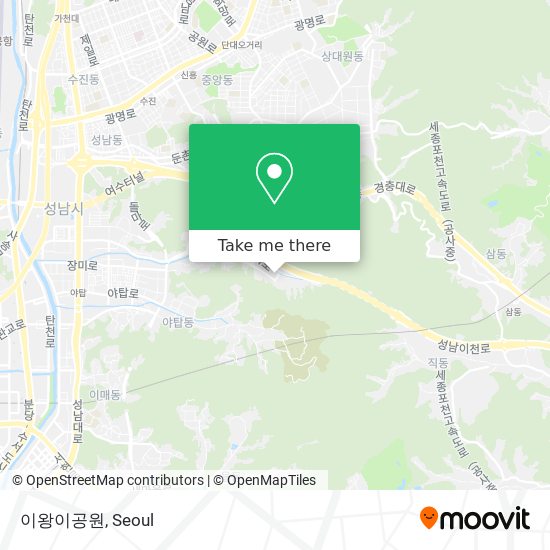 이왕이공원 map