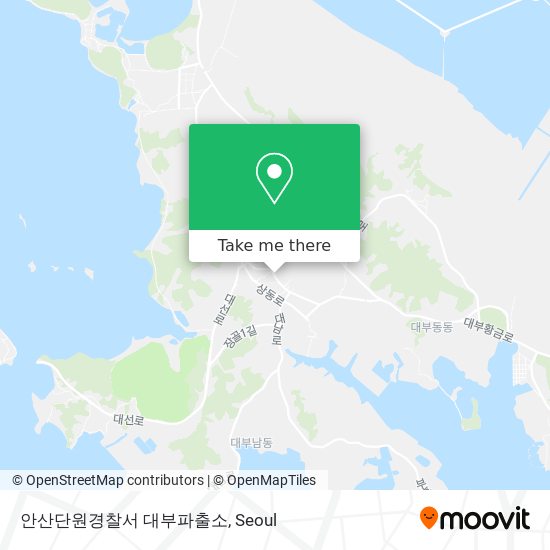 안산단원경찰서 대부파출소 map