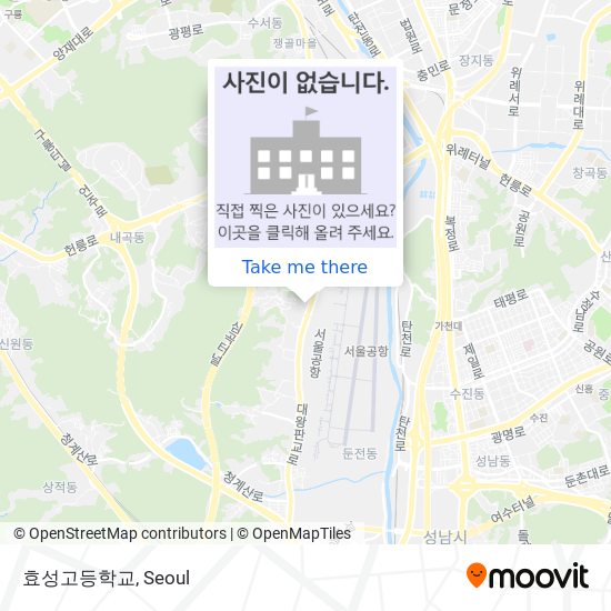 효성고등학교 map