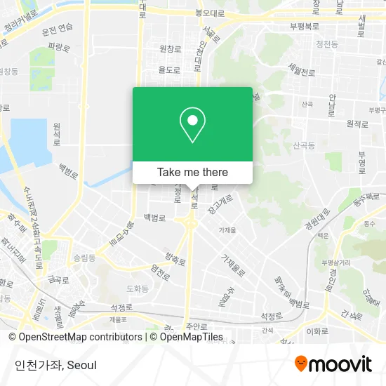 인천가좌 map