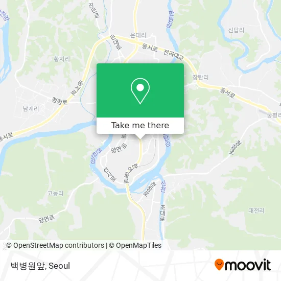 백병원앞 map