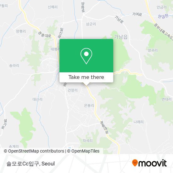 솔모로Cc입구 map